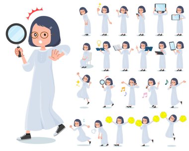 düz tip Beyaz elbise kadın_Aksiyon