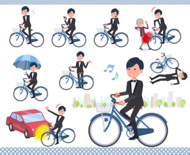 düz türü gri takım işadamı