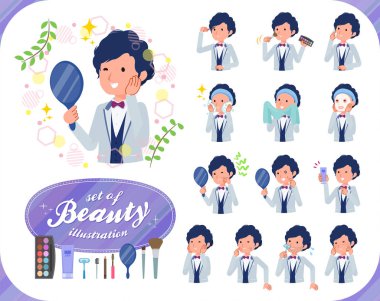 düz tip mavi rahat smokin men_beauty