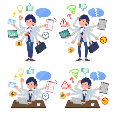 düz tip mavi rahat smokin men_mulch görev Ofis