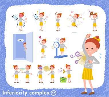 düz tip Polka nokta giysi girl_complex