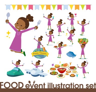 düz tip Kıvırcık saçlı kız black_food festivali