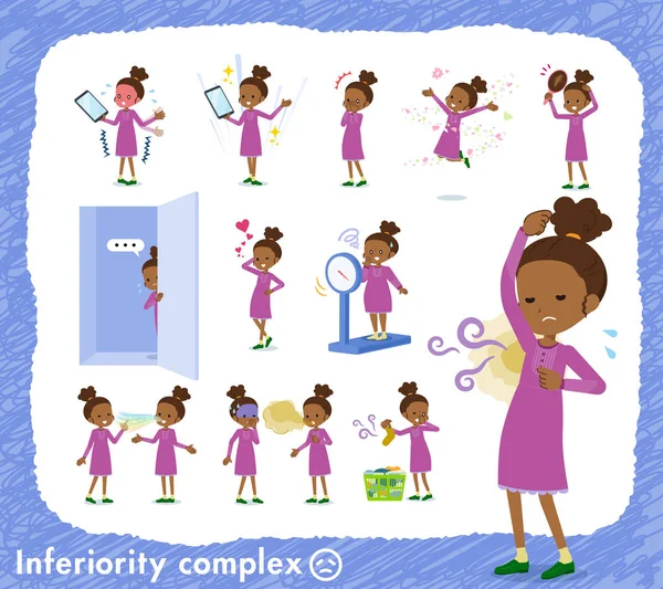 düz tip Kıvırcık saçlı kız black_complex