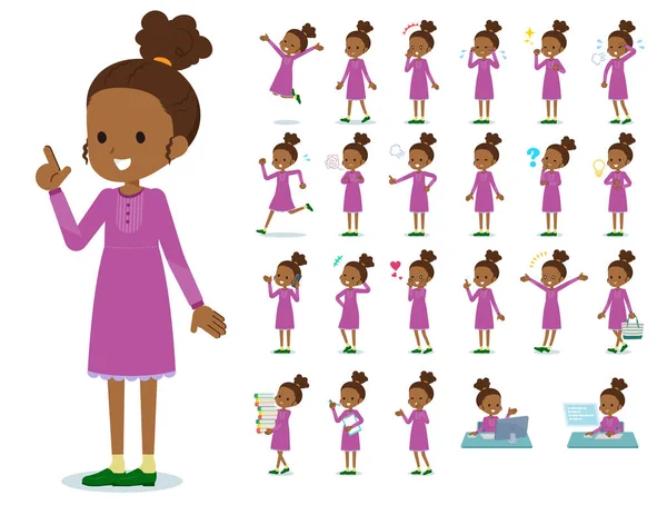 düz tip Kıvırcık saçlı kız black_emotion