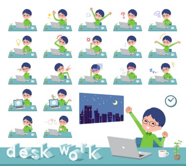 düz tip Yeşil giyim gözlük boy_desk iş