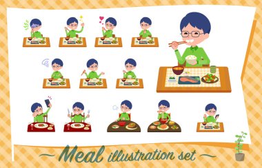düz tip Yeşil giyim gözlük boy_Meal