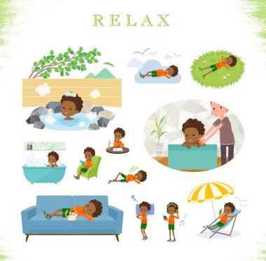 düz tip perma saç çocuk black_relax