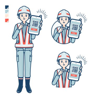 Akıllı telefon görüntülerine parasız ödeme yapan iş kıyafeti giyen bir adam.