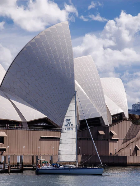 Vista Della Sydney Opera House Vista Iconica Dal Parco Della — Foto Stock