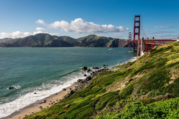 Vista Puerta Oro Bahía San Francisco Estados Unidos — Foto de Stock