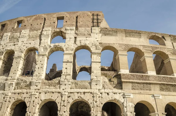 Vista Fachada Del Coliseo Roma Italia — Foto de Stock
