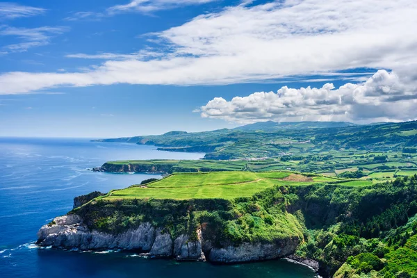 Panorama Côte Des Îles Des Açores Portugaise — Photo