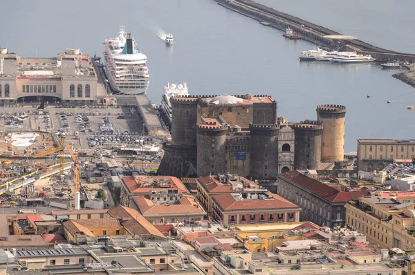 Neapel Castel och hamnen — Stockfoto