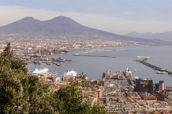 Neapel från ovanstående — Stockfoto