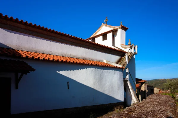 Iglesia Pueblo Montesinho Verano 2019 Braganca Portugal —  Fotos de Stock