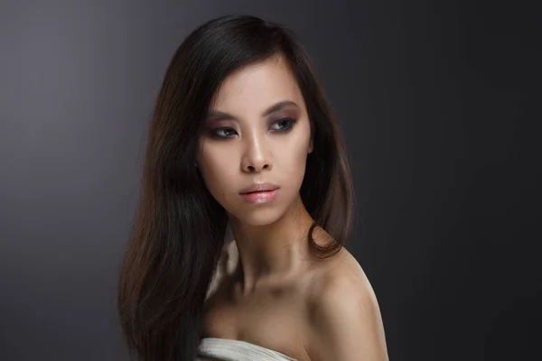 아시아 여자의 아름다움의 초상화 — 스톡 사진