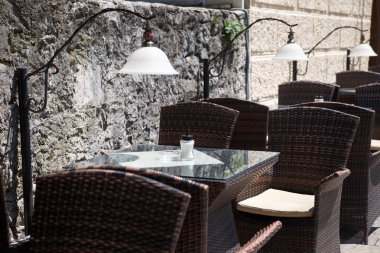 Açık havada Cafe, Karadağ, Bar.