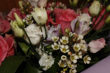 Renkli buket yakın çekim