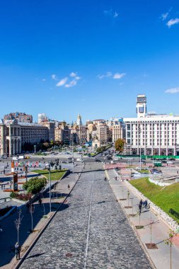 Bağımsızlık Meydanı, maidan nezalezhnosti, şehir merkezi Kiev, Ukrayna 06.11.2018