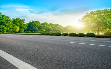 Otoyol Asfalt Asfalt Asfaltlama ve Doğal Yer Yüzeyi