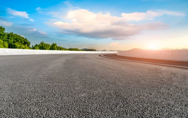 Highway Pavement Urban Road and Outdoor Natural Landscap