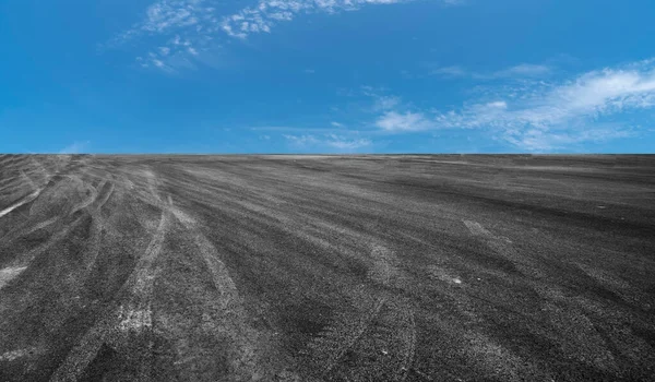 Snelweg Asfalt Bestrating Natuurgebied — Stockfoto