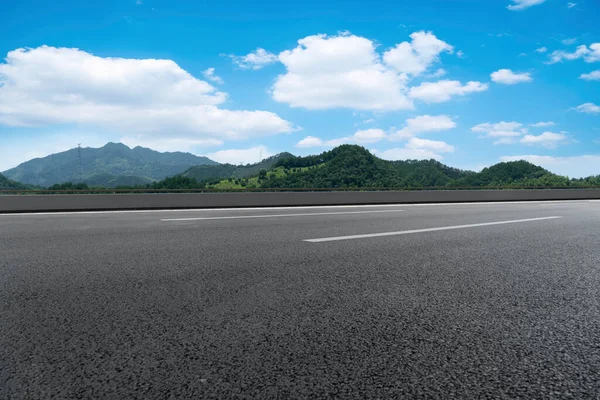 Autopista Asfalto Pavimento Paisaje Natural — Foto de Stock