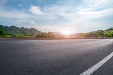 Otoyol Asfalt Asfalt Asfaltlama ve Doğal Yer Yüzeyi
