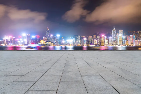 Panorama Skyline Och Plaza Brick Open Buildin — Stockfoto