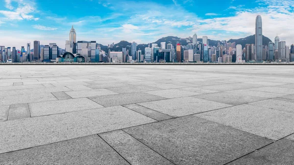 Skyline Panoramico Plaza Brick Open Buildin — Foto Stock