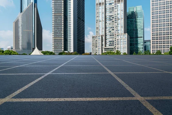 Carretera Horizonte Edificios Urbanos Modernos Shangha —  Fotos de Stock