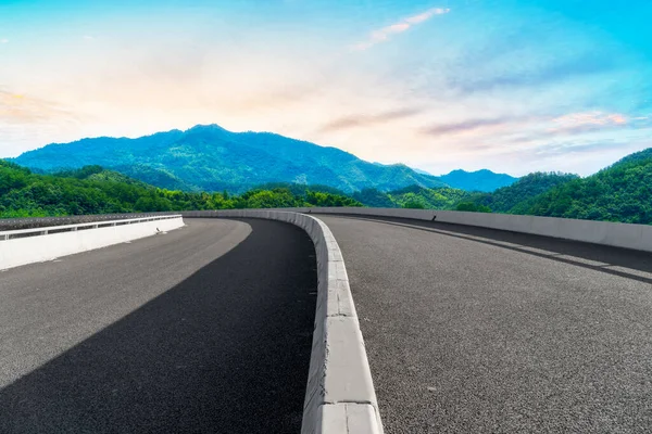 Highway Pavement Urban Road Outdoor Natural Landscap — Stock Photo, Image