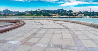 Boş Zemin Tuğlaları Xiamen Kentsel Mimari Skylin