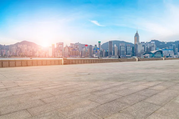 Skyline Panoramico Plaza Brick Open Buildin — Foto Stock