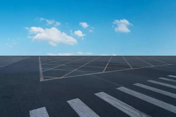 Surface Route Ciel Nuages Landscap — Photo