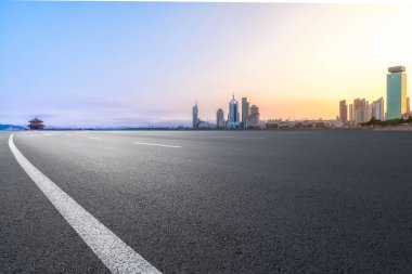 Çin şehrinde modern mimari