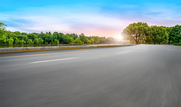 Superficie Carretera Cielo Nube Landscap — Foto de Stock