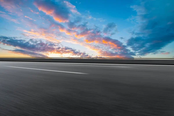 Estrada Asfalto Céu — Fotografia de Stock