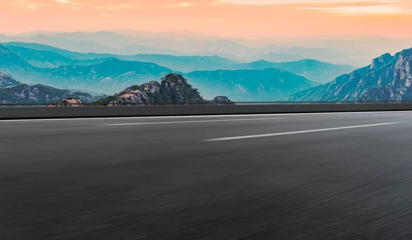 Air Tar Highway Square Natuurlijke Landschap — Stockfoto