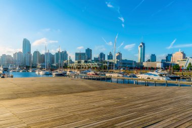 Qingda 'daki Şehir Mimarisi' nin Skyline 'ı