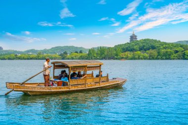 Beautiful landscape and landscape in West Lake, Hangzhou, China