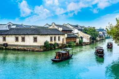 Wuzhen, Jiangnan Water Town, China clipart