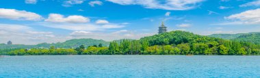 Batı Gölü 'nün güzel manzarası, Hangzhou