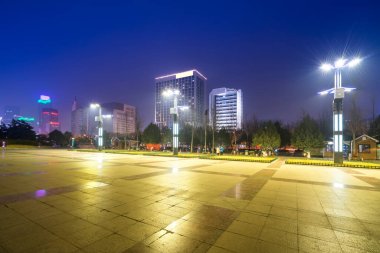 Jinan, Sha 'daki güzel Şehir Nightscape Mimarisi