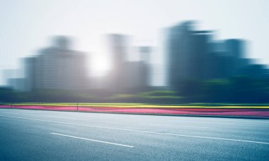 Shenzhe 'deki Şehir Yolu' nun ve Mimari Arazinin Skyline 'ı