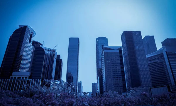 Paisaje Arquitectónico Del Edificio Comercial Ciudad Central —  Fotos de Stock