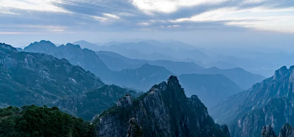 The Beautiful Natural Landscape of Huangshan Mountain in Chin