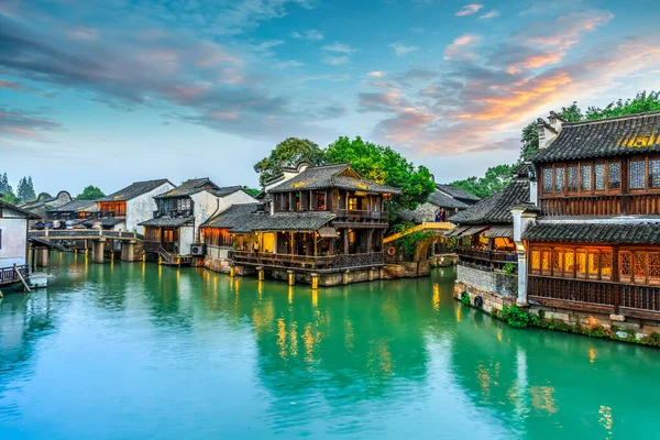 Wuzhen Cidade Água Jiangnan China — Fotografia de Stock