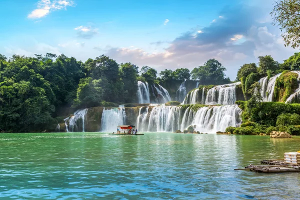 Detian Falls Guangxi China Banyue Falls Vietna — Stock fotografie