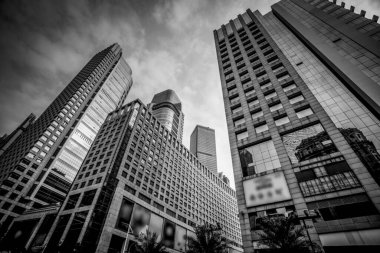 CI 'daki ticari binanın mimari manzarası.